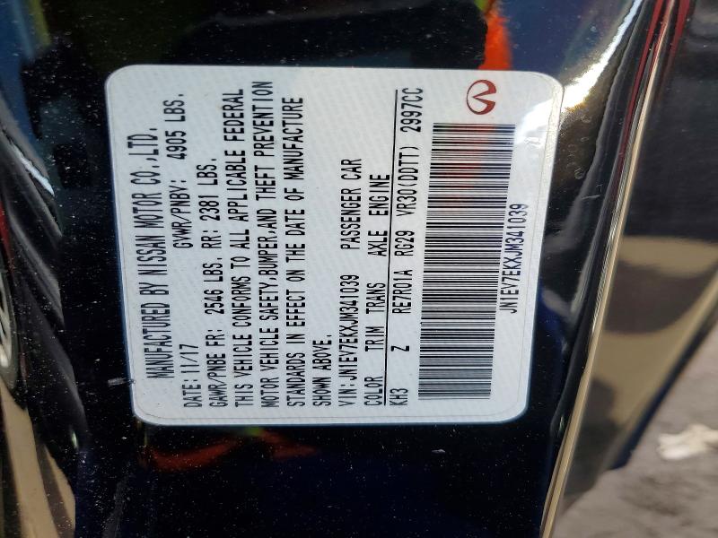 Продажа на аукционе авто 2018 Infiniti Q60, vin: JN1EV7EKXJM341039, номер лота: 66138676