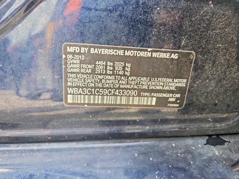 Продаж на аукціоні авто 2012 Bmw 328, vin: WBA3C1C59CF433090, номер лоту: 63469676