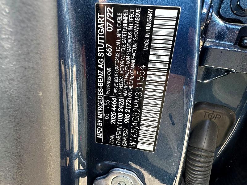 Auction sale of the 2023 Mercedes-benz Cla, vin: W1K5J4GB2PN331554, lot number: 64973166