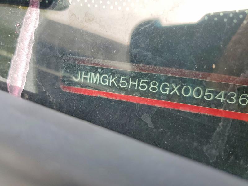 Продажа на аукционе авто 2016 Honda Fit, vin: JHMGK5H58GX005436, номер лота: 63788966