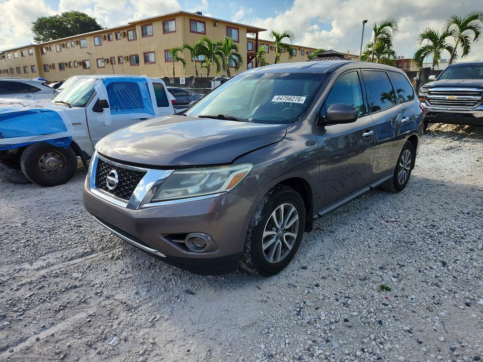 64756276 :رقم المزاد ، 5N1AR2MN6EC674280 vin ، 2014 Nissan Pathfinder مزاد بيع