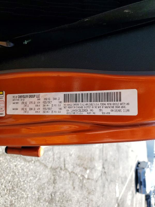 2011 Jeep Wrangler Unlimited მანქანა იყიდება აუქციონზე, vin: 1J4HA3H13BL520624, აუქციონის ნომერი: 64436866