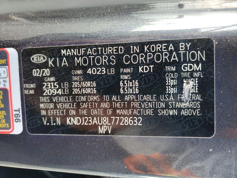 Auction sale of the 2020 Kia Soul, vin: KNDJ23AU8L7728632, lot number: 64811276