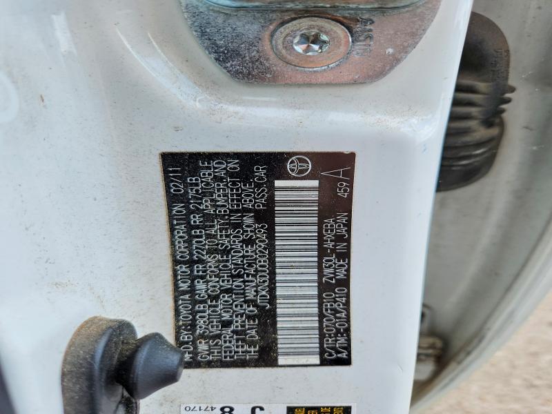 Продаж на аукціоні авто 2011 Toyota Prius, vin: JTDKN3DU0B0290493, номер лоту: 63106826