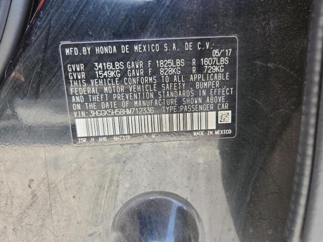 Aukcja sprzedaży 2017 Honda Fit, vin: 3HGGK5H58HM712336, numer aukcji: 64146286