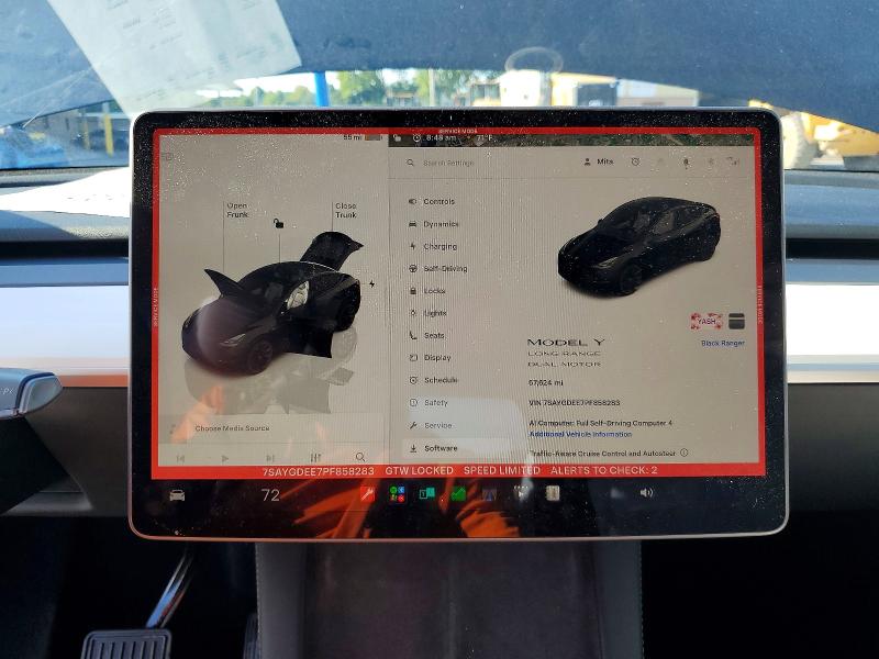 Продажа на аукционе авто 2023 Tesla Model Y, vin: 7SAYGDEE7PF858283, номер лота: 66810116
