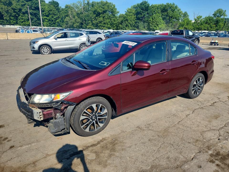 64897316 :رقم المزاد ، 19XFB2F84FE269633 vin ، 2015 Honda Civic مزاد بيع