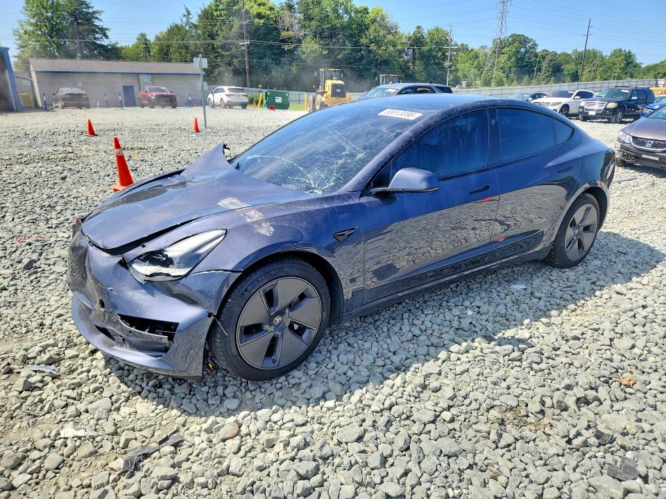 65513396 :رقم المزاد ، 5YJ3E1EA1MF099800 vin ، 2021 Tesla Model 3 مزاد بيع