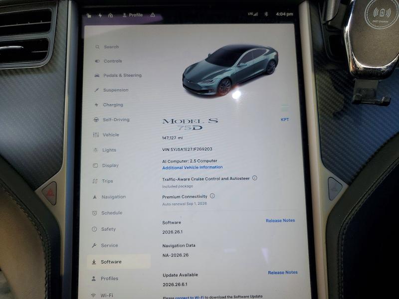 Продажа на аукционе авто 2018 Tesla Model S, vin: 5YJSA1E27JF269203, номер лота: 67034326