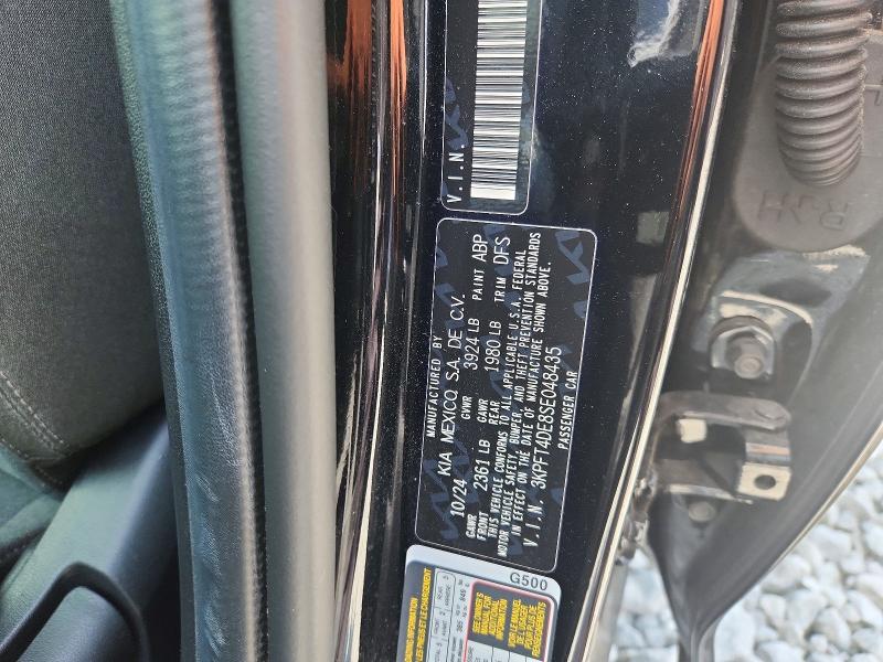 63654126 :رقم المزاد ، 3KPFT4DE8SE048435 vin ، 2025 Kia K4 مزاد بيع