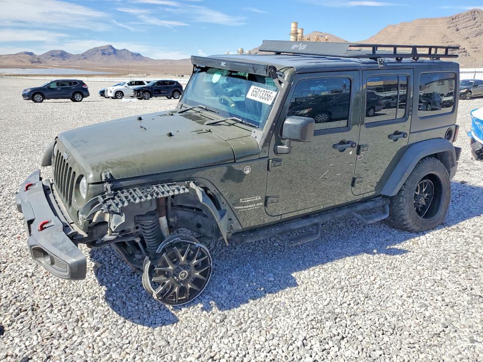 65013356 :رقم المزاد ، 1C4BJWKG5GL156871 vin ، 2016 Jeep Wrangler Unlimited مزاد بيع