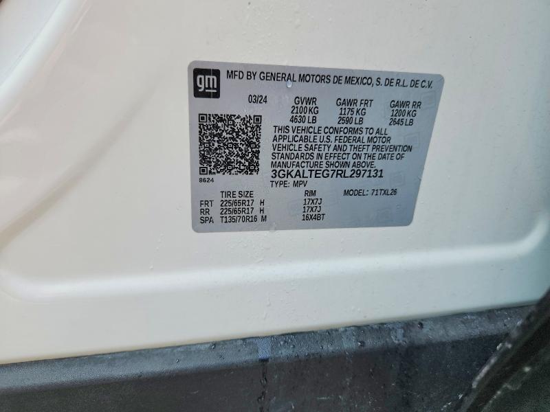 Aukcja sprzedaży 2024 Gmc Terrain, vin: 3GKALTEG7RL297131, numer aukcji: 60919916