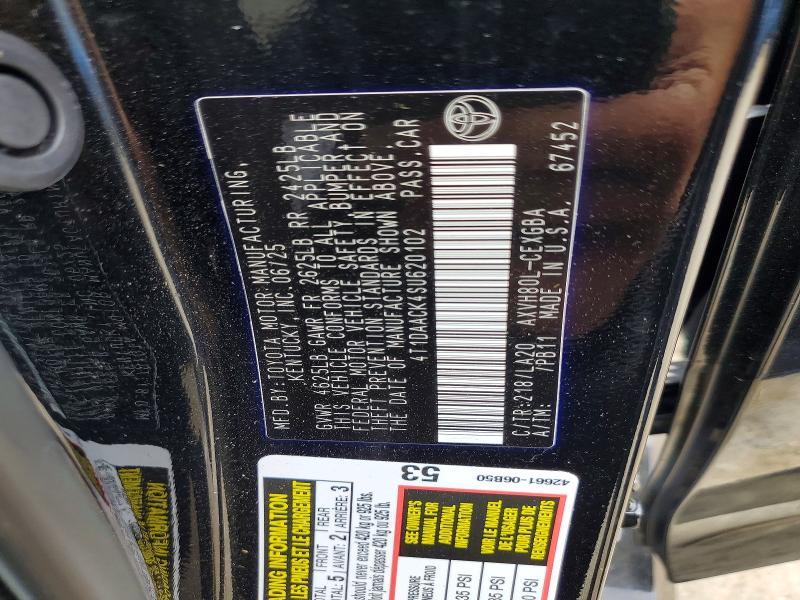 Aukcja sprzedaży 2025 Toyota Camry, vin: 4T1DAACK4SU620102, numer aukcji: 63499486
