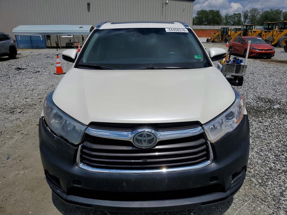 2015 Toyota Highlander მანქანა იყიდება აუქციონზე, vin: 5TDDKRFH7FS182606, აუქციონის ნომერი: 64458316