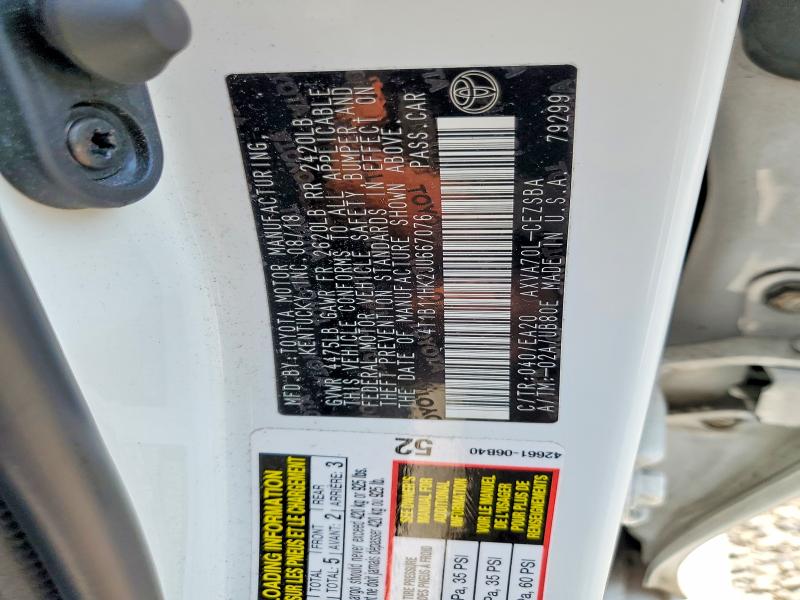 Продажа на аукционе авто 2018 Toyota Camry, vin: 4T1B11HK2JU667076, номер лота: 63620926