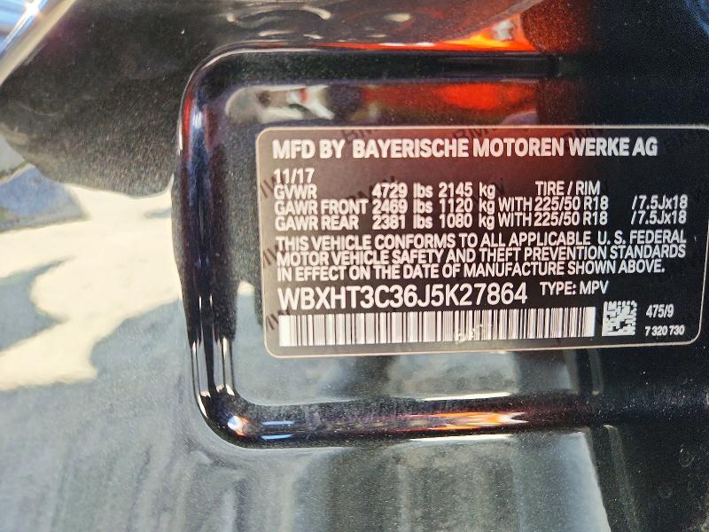 Продаж на аукціоні авто 2018 Bmw X1, vin: WBXHT3C36J5K27864, номер лоту: 66806416
