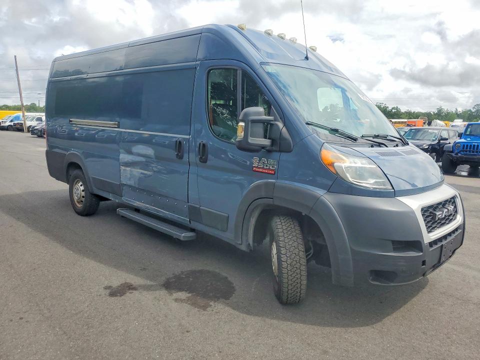 62543786 :رقم المزاد ، 3C6MRVJGXME550357 vin ، 2021 Ram Promaster 3500 مزاد بيع