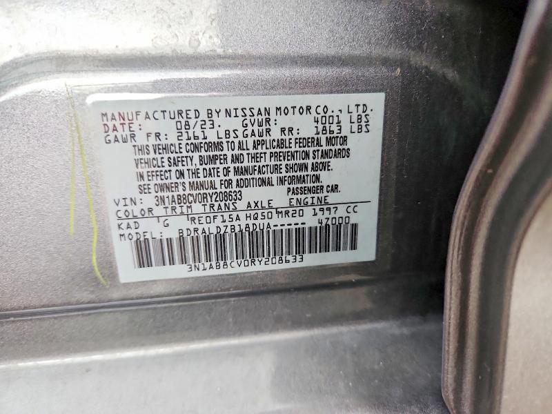 66266856 :رقم المزاد ، 3N1AB8CV0RY208633 vin ، 2024 Nissan Sentra مزاد بيع