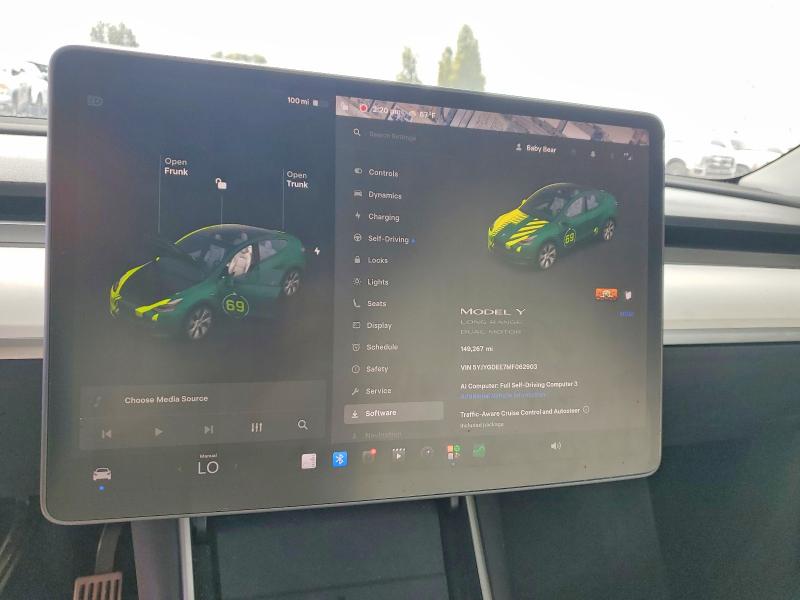 Aukcja sprzedaży 2021 Tesla Model Y, vin: 5YJYGDEE7MF062903, numer aukcji: 67029506