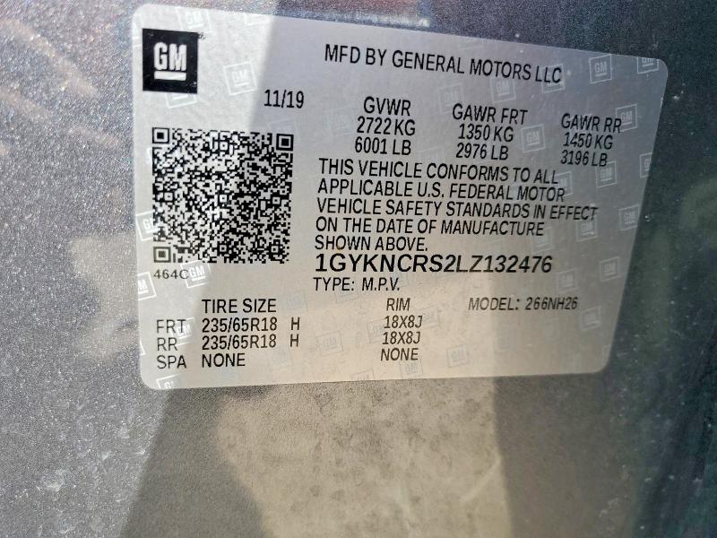 Продаж на аукціоні авто 2020 Cadillac Xt5, vin: 1GYKNCRS2LZ132476, номер лоту: 66274416