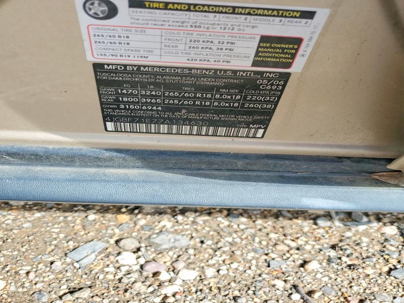 64702416 :رقم المزاد ، 4JGBF71E77A134630 vin ، 2007 Mercedes-benz Gl مزاد بيع