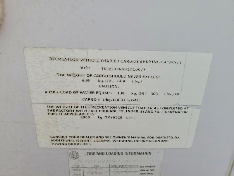 65120186 :رقم المزاد ، 1UJBJ02R091DC0071 vin ، 2009 Jayco Eagle مزاد بيع