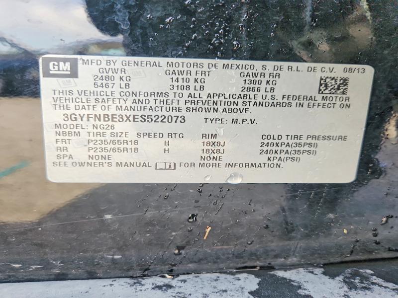 Продажа на аукционе авто 2014 Cadillac Srx, vin: 3GYFNBE3XES522073, номер лота: 65341656