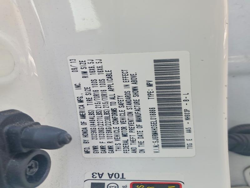 Продаж на аукціоні авто 2014 Honda Cr-v, vin: 5J6RM4H35EL018866, номер лоту: 65159926