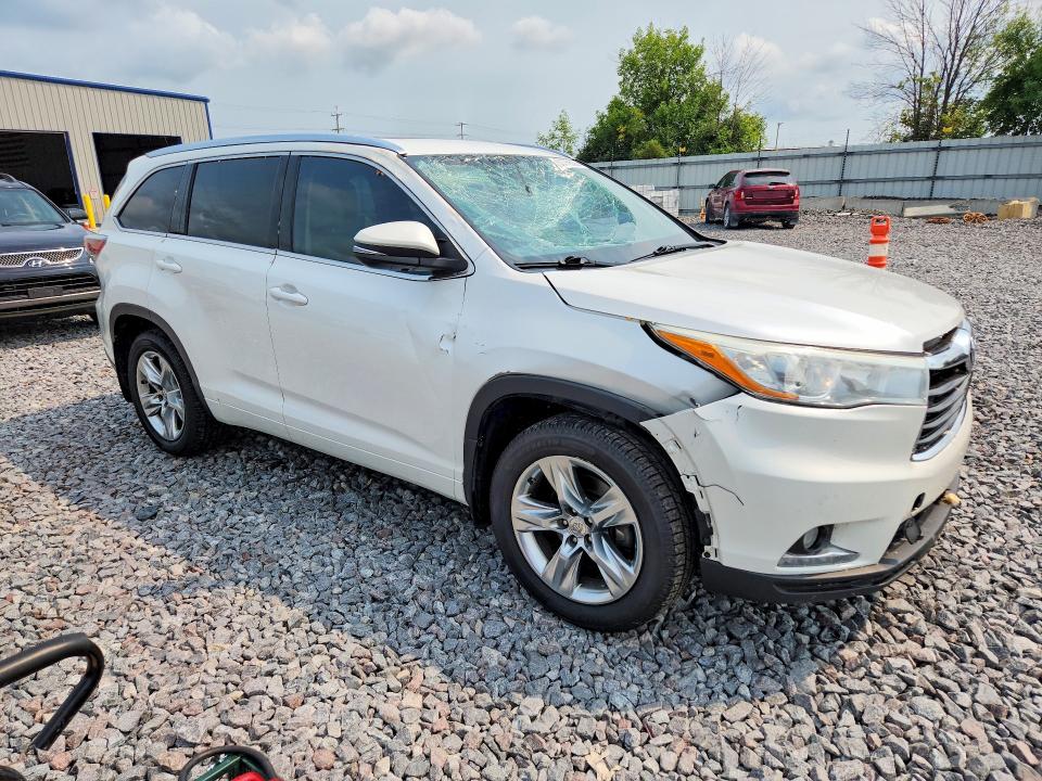 2015 Toyota Highlander მანქანა იყიდება აუქციონზე, vin: 5TDDKRFH1FS220718, აუქციონის ნომერი: 63769536