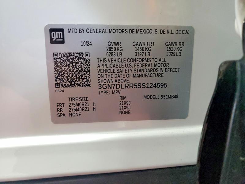 2025 Chevrolet Equinox მანქანა იყიდება აუქციონზე, vin: 3GN7DLRR5SS124595, აუქციონის ნომერი: 64215456