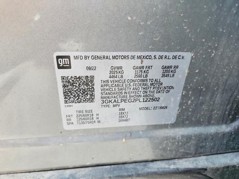 2023 Gmc Terrain მანქანა იყიდება აუქციონზე, vin: 3GKALPEG2PL122502, აუქციონის ნომერი: 64409566