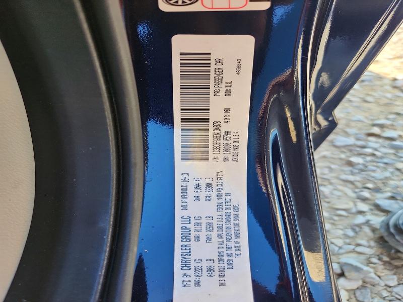 67149106 :رقم المزاد ، 1C3BCBFG8EN134978 vin ، 2014 Chrysler 200 مزاد بيع