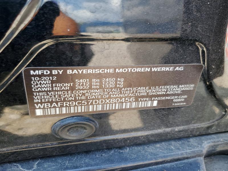 66647846 :رقم المزاد ، WBAFR9C57DDX80456 vin ، 2013 Bmw 550 مزاد بيع