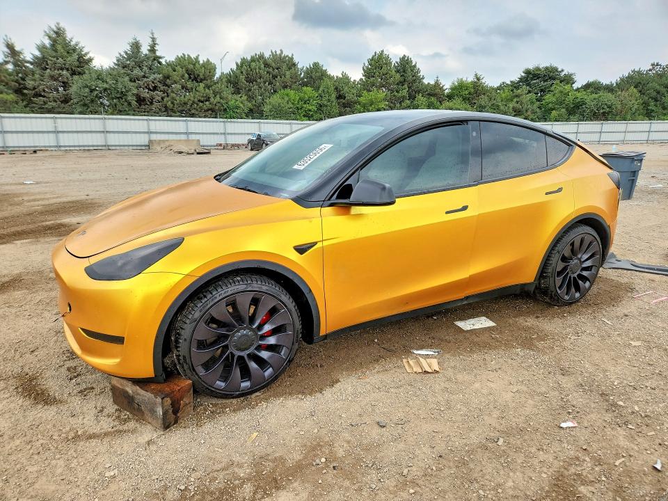 2021 Tesla Model Y მანქანა იყიდება აუქციონზე, vin: 5YJYGDEFXMF246662, აუქციონის ნომერი: 63525656