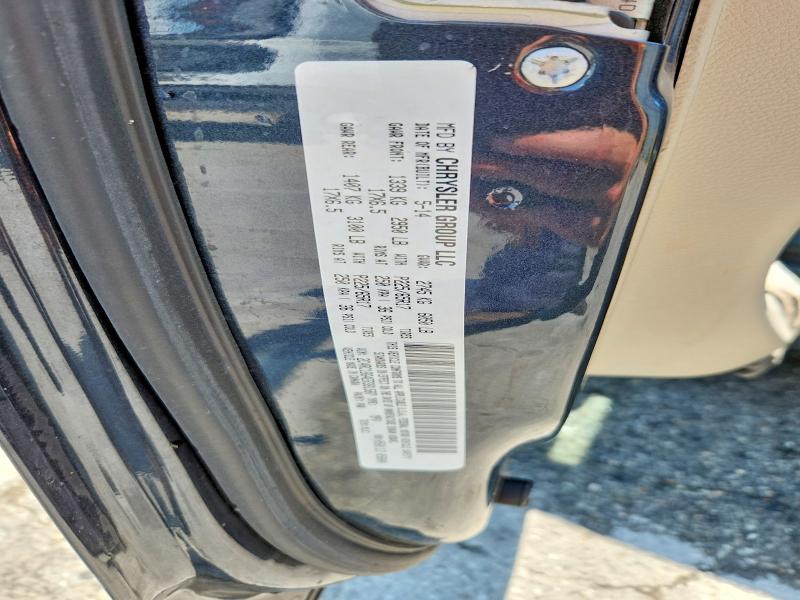 61206916 :رقم المزاد ، 2C4RC1BG4ER381587 vin ، 2014 Chrysler Town & Country مزاد بيع