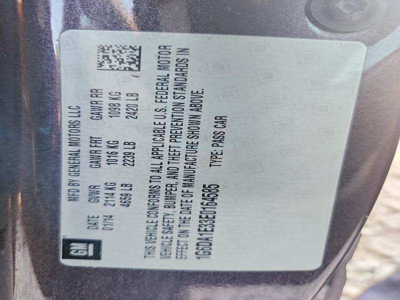 Продаж на аукціоні авто 2014 Cadillac Cts, vin: 1G6DA1E33E0164585, номер лоту: 65513996