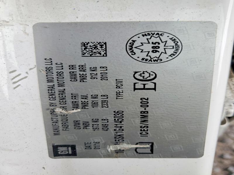 Продажа на аукционе авто 2016 Buick Verano, vin: 1G4P15SK1G4145036, номер лота: 64639106
