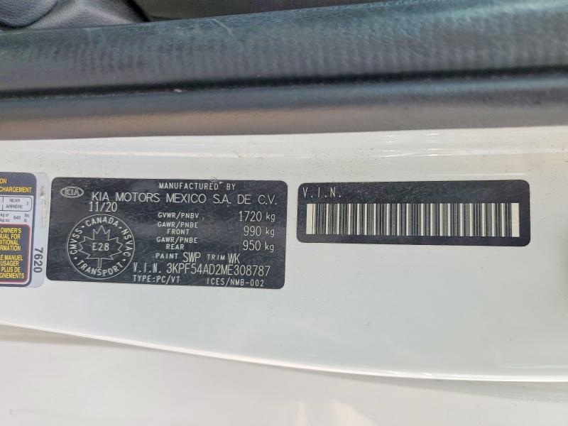 Продажа на аукционе авто 2021 Kia Forte, vin: 3KPF54AD2ME308787, номер лота: 64632906