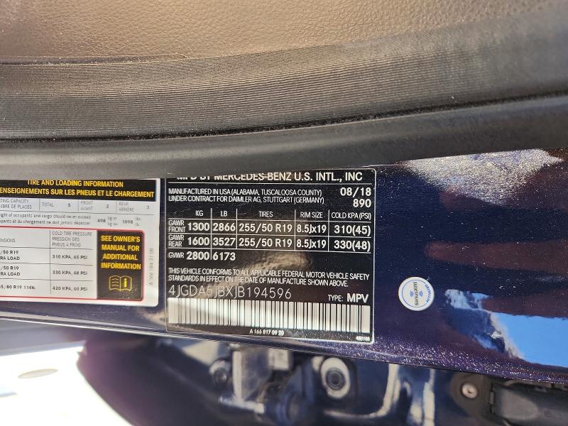 Продаж на аукціоні авто 2018 Mercedes-benz Gle, vin: 4JGDA5JBXJB194596, номер лоту: 63883016