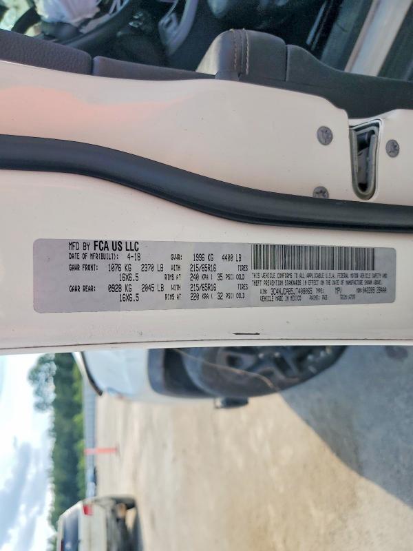 Продаж на аукціоні авто 2018 Jeep Compass, vin: 3C4NJCAB5JT408065, номер лоту: 65654186