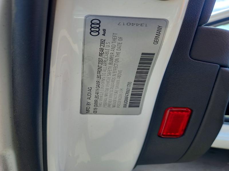 66734156 :رقم المزاد ، WAUGMAF47KN011793 vin ، 2019 Audi A4 مزاد بيع