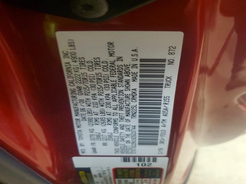 Aukcja sprzedaży 2009 Toyota Tacoma, vin: 5TETX22N19Z603744, numer aukcji: 65473266