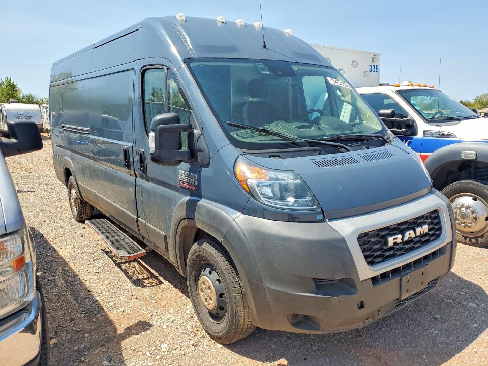 2021 Ram Promaster 3500 მანქანა იყიდება აუქციონზე, vin: 3C6MRVJG0ME586977, აუქციონის ნომერი: 62543846