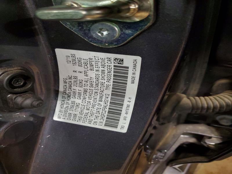 64648596 :رقم المزاد ، 2HGFC2F64LH521412 vin ، 2020 Honda Civic مزاد بيع