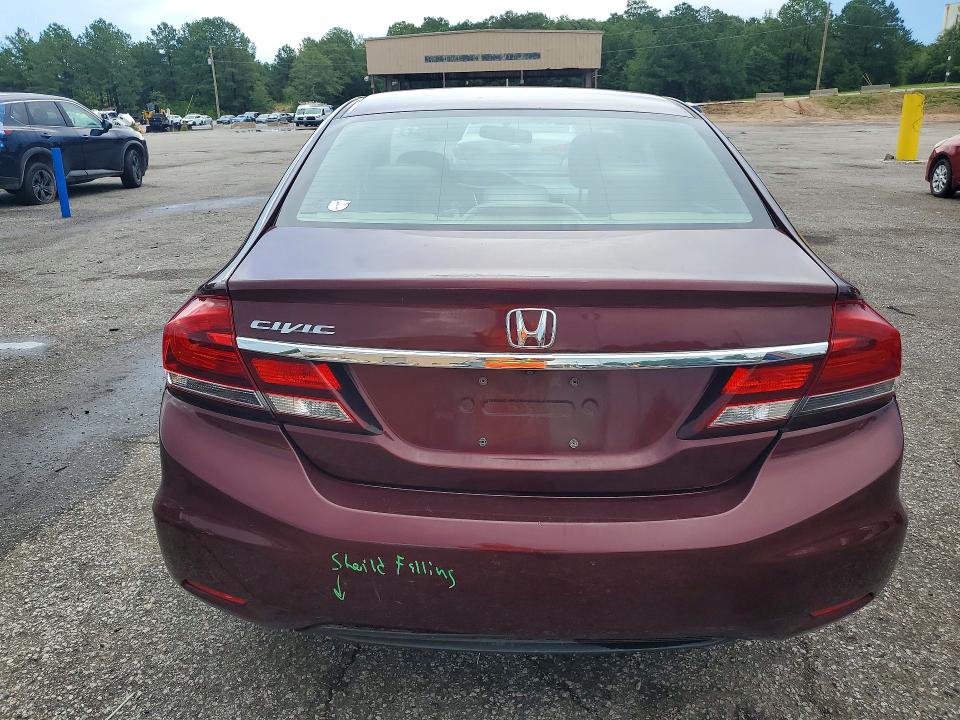 64093206 :رقم المزاد ، 19XFB2F57FE264531 vin ، 2015 Honda Civic مزاد بيع