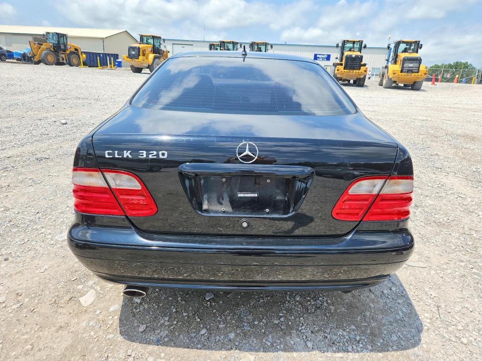 2002 Mercedes-benz Clk მანქანა იყიდება აუქციონზე, vin: WDBLJ65G62F201726, აუქციონის ნომერი: 64548066