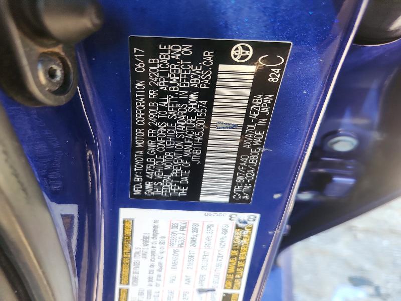 67315666 :رقم المزاد ، JTNB11HK5J3015574 vin ، 2018 Toyota Camry مزاد بيع