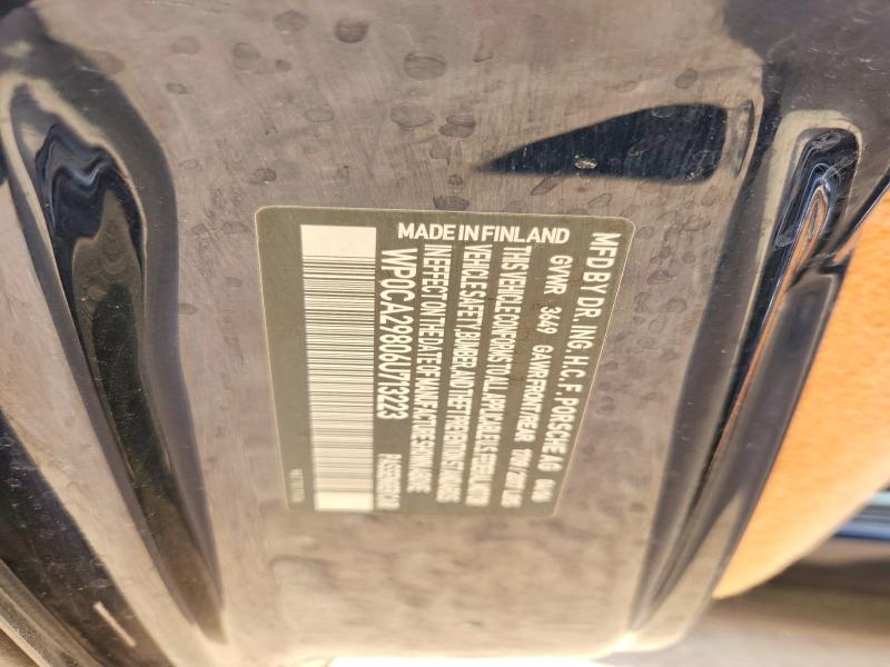 Продажа на аукционе авто 2006 Porsche Boxster, vin: WP0CA29806U713223, номер лота: 64140256