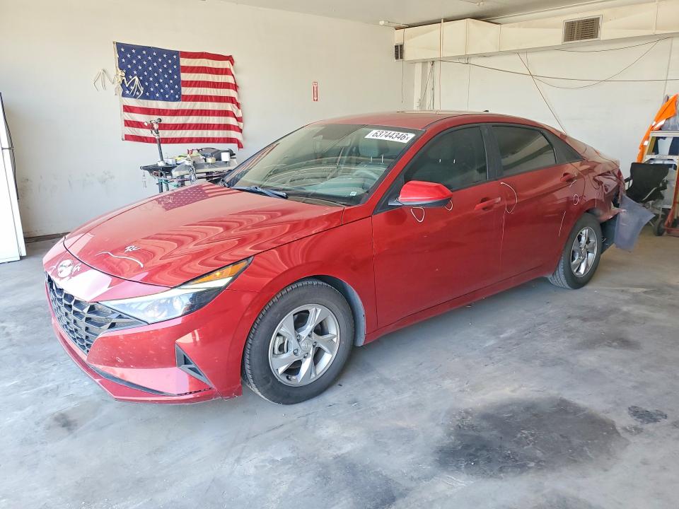 63744346 :رقم المزاد ، KMHLL4AG0MU142186 vin ، 2021 Hyundai Elantra مزاد بيع