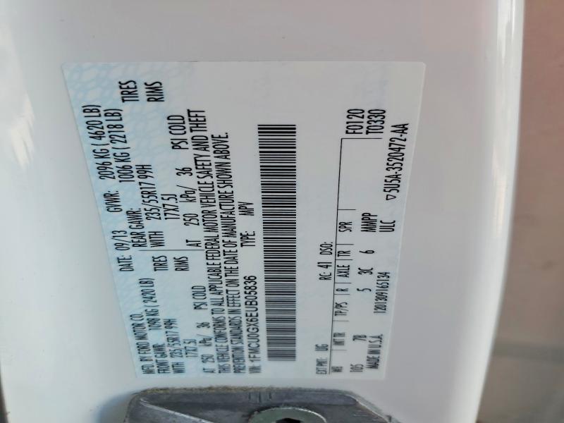 Aukcja sprzedaży 2014 Ford Escape, vin: 1FMCU0GX6EUB05836, numer aukcji: 66597426